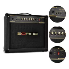 Amplificador Guitarra Borne Vorax 1050 Studio C/ Interface Cor Preto C/ Dourado 110v/220v