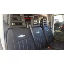 Capas Banco Em Couro Iveco Daily Cab. Dupla + Brinde