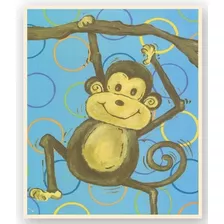 Los Niños Habitacion Pared Placa De Pared Lil Buddy Monkey 