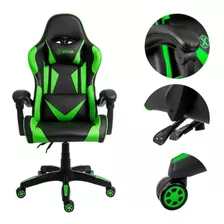 Cadeira Gamer P/ Jogos Xzone Cgr-01 Com Almofada Verde