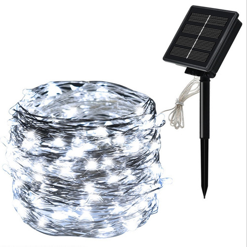 22m 200 Leds Luces De Luz Solar Led Para Decoración Navideña