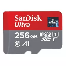 Tarjeta De Memoria Sandisk Sdsquar-256g-gn6ma Ultra Con Adaptador Sd 256gb