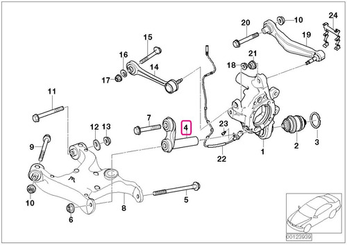 Brazo Trasero Bmw M5 00-03, X5 00-06, Z8 00-03 + Foto 4