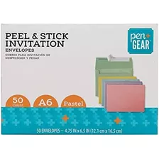 Sobres De Invitación Pen+gear Peel & Stick