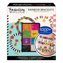 Set Para Armar Pulseras Rainbow Fashion Angels 1000 Cuentas