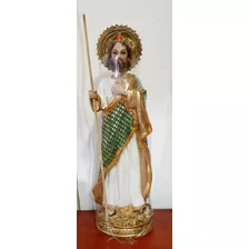 San Judas Tadeo De Resina Con Vestimenta De Tela De 65cm Hal