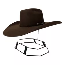 Chapéu Country Cury Masculino Diamante 100% Feltro De Lã 