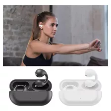 Fone D Ouvido Ambie Sound Earcuffs Bluetooth S/fio Esportivo Cor Branco -preto