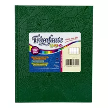 Cuaderno Triunfante 123 Tipo Abc X 50 Hjs Cuadriculadas Color Verde