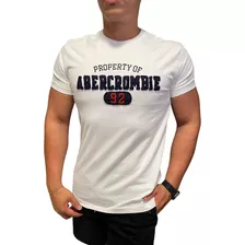 Camiseta Abercrombie And Fitch Property Of Branca Masculina