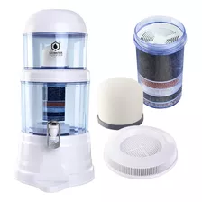 Purificador De Agua Biowater Chef Master + Kit De 3 Repuesto Color Blanco