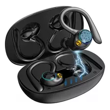 Audífonos Inalámbricos Con Bluetooth 5.0 Deportivos Negro