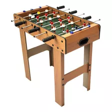 Mini Mesa Pebolim Totó 60cm Pé Alto Futebol 18 Jogadores