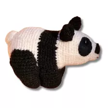 Amigurumi Oso Panda Tejido Crochet Muñeco Apego Peluche