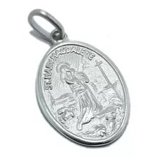 Medalla María Magdalena - Plata 925 - Grabado S/cargo - 22mm