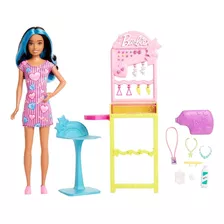 Boneca Barbie Family Skipper Perfuradora De Orelhas 30cm