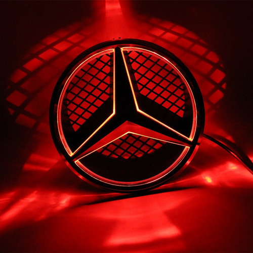 Luz Led Con Logotipo 4d Para Mercedes Benz, Dimetro 18,5 Cm Foto 10