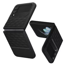 Funda Caseology Parallax 3d Para Galaxy Z Flip 4 - Negro