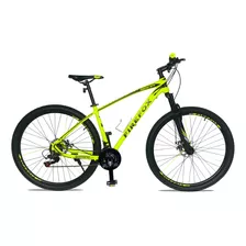 Bicicleta Mtb Firefox Raptor Pro Aro 29 De Aluminio Color Amarillo Tamaño Del Cuadro L