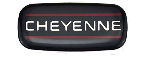Pilas De Techo Con Emblema Cheyenne Cab, Logotipo Derecho E Foto 2