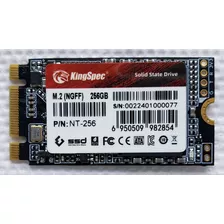 Ssd M.2 2242 Sata Kingspec Nt-256gb Exo Smart E17, T440p Y + Color Negro