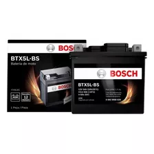 Bateria Moto Bosch Btx5l Para Yamaha Fz16 / Fzn150 / Fz 2.0