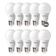 Lámpara Led Sica 9w Cálido / Frío - Pack X 10u