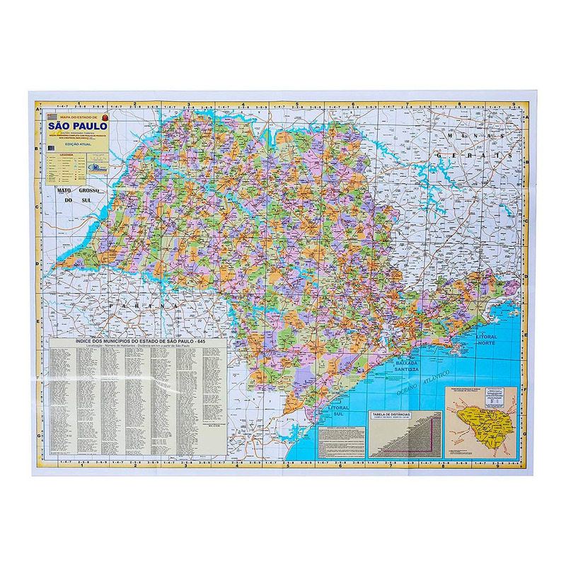 Mapa Portugal Espanha Ibérica 120x90cm Enrolado Frete R$ 20