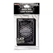 Yugioh Dark Hex Card Sleeves 50 Micas 