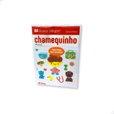 Papel Sulfite A4 Chamequinho 180g/m² 60kg Branco 50 Folhas