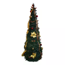 Arbol Navidad 1.8m Decorado + Luz Led Superoferta 