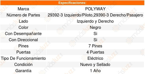 Set 2 Espejos Polyway Gmc Acadia 07_16 Foto 4