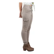 Calça Feminina Civ-tac Bolso Cargo Estilo Militar Areia