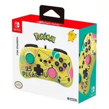 Mando HoriPad Mini Hori Pokemon Pikachu Nintendo Switch Color Amarillo