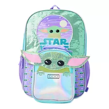 Mochila Star Wars Baby Yoda Para Niñas Con Lonchera *sk