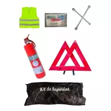 Kit Seguridad Auto Vtv Reglamentario Obligatorio Llave Cruz 