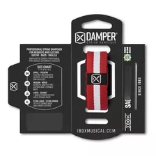 Damper Ibox Rojo Franja Poliéster Tipo Fretwraps