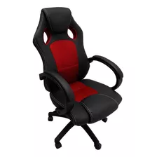 Silla Gamer Ergonomica Gaming Reclinable Pc Color Rojo