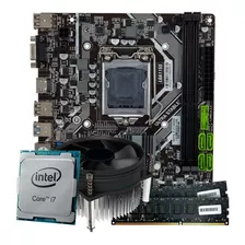 Kit Upgrade Gamer + Intel Core I7 + Placa Mãe + 16gb Ddr3 Cor Preto