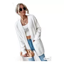 Cardigan Blanco Dama Termico Shein