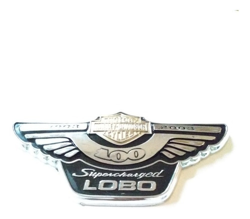 Emblema Ford Lobo 100 Aos 1903 - 2003 Supercharged Harley Foto 4