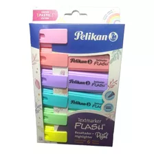 Resaltador De Textos Pastel Pelikan Flash Textmarker X6 Und