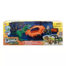 Dino Valley Com Veículo E Dinossauro
