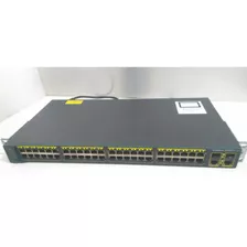 Switch Cisco Catalyst Ws-c2960-48tc-l 10/100 De Duas Portas
