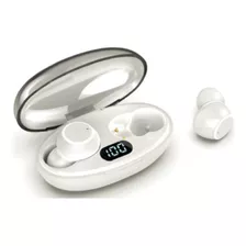 Audífonos Bluetooth Nebro Extra Bass Con Monitorio De Carga Color Blanco Luz Blanco