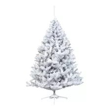 Arbol Pino Navidad Artificial Bonanza Frondoso 1.90mt Blanco