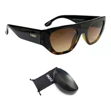 Óculos De Sol Evoke Kurt A23 Black Shine Brown Gradient