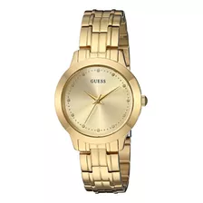 Relógio Feminino Guess U0989l2 Gold Pulse Quartz Em Aço