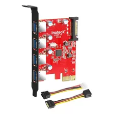 Tarjeta Pci Express Inateck Pci-e A Usb 3.0 (4 Puertos) Y 1.