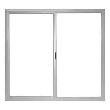 Ventana Blanco Corrediza 150x110 Con Vidrio 